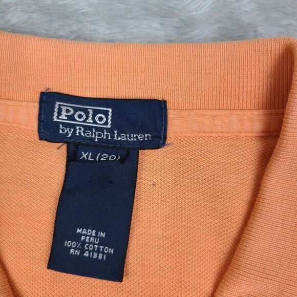 Ralph Lauren Polo Shirt Mens XL Oranger Quality‎ Goods   Classic Fit - Picture 6 of 8